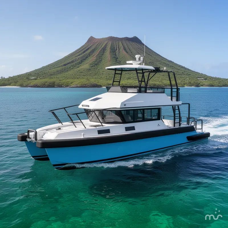 Slide: The Image of Vandal Marine 46 Explorer 2023 - 2