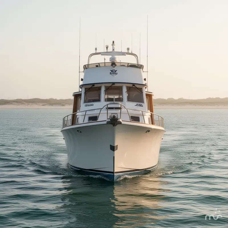 Slide: The Image of Sea Ranger 46 Sundeck Trawler 1988 - 0