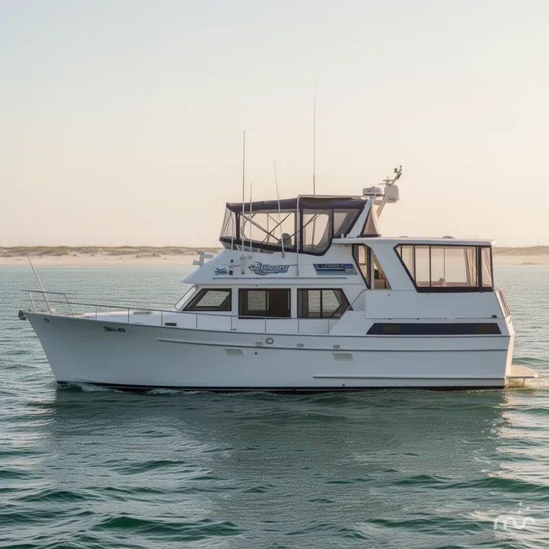 Slide: The Image of Sea Ranger 46 Sundeck Trawler 1988 - 1