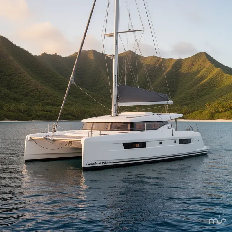 Slide: The Image of Fountaine Pajot Astrea 42 Catamaran 2020 - 2