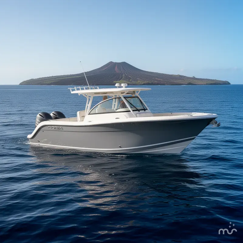 Slide: The Image of Cobia 220 Dual Console 2025 - 2