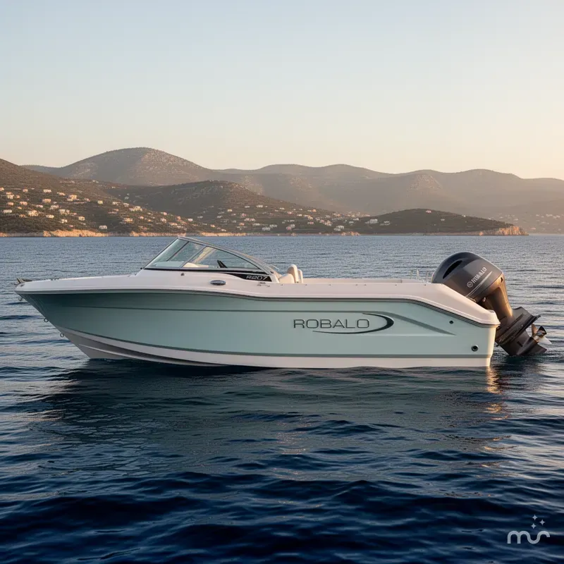 Slide: The Image of Robalo R207 Dual Console 2019 - 2