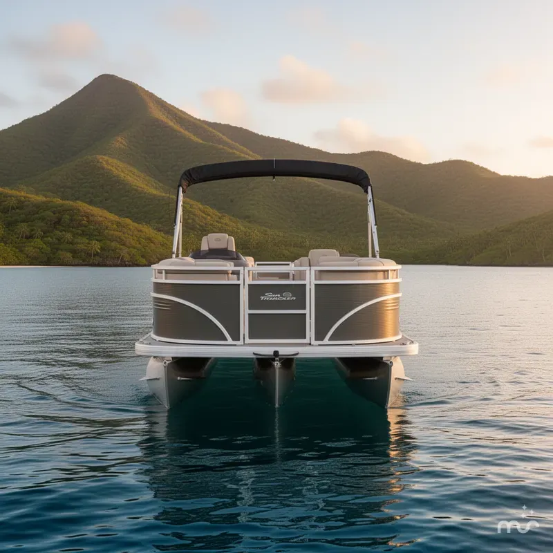 Slide: The Image of Sun Tracker Fishin' Barge 22 DLX 2026 - 3