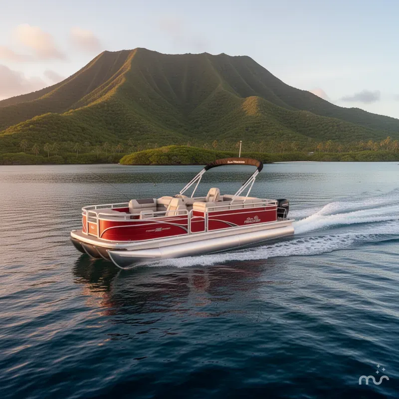 Slide: The Image of Sun Tracker Fishin' Barge 22 DLX 2026 - 4