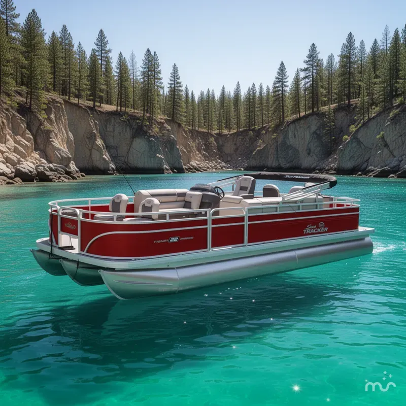 The Image of Sun Tracker Fishin' Barge 22 DLX 2026 - 0