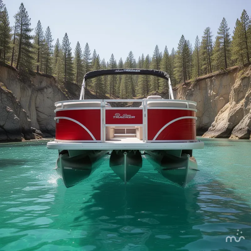 Slide: The Image of Sun Tracker Fishin' Barge 22 DLX 2026 - 1