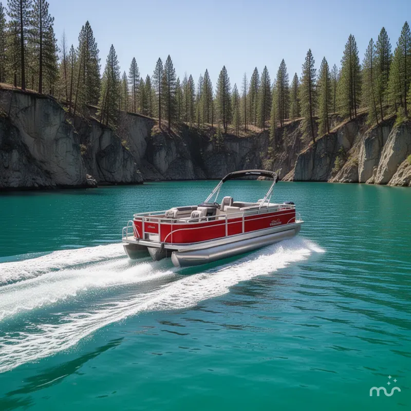 Slide: The Image of Sun Tracker Fishin' Barge 22 DLX 2026 - 4
