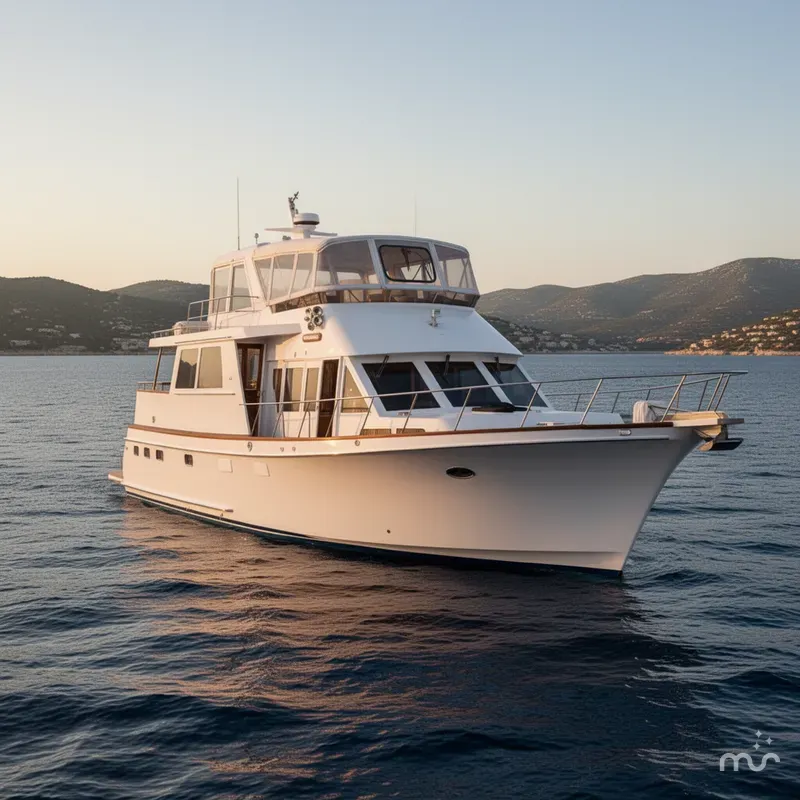 The Image of Ocean Alexander Custom Aft Deck Motoryacht 1985 - 0