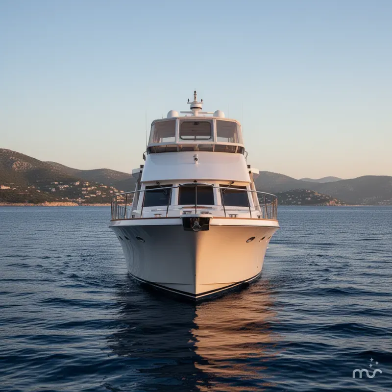 Slide: The Image of Ocean Alexander Custom Aft Deck Motoryacht 1985 - 1