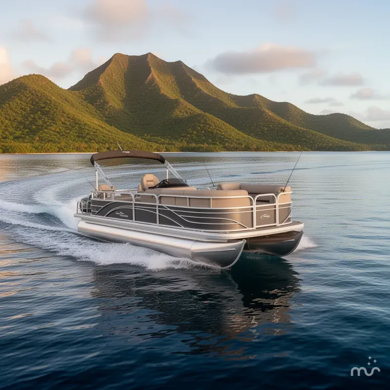 The Image of Sun Tracker Fishin' Barge 22 DLX 2023 - 0