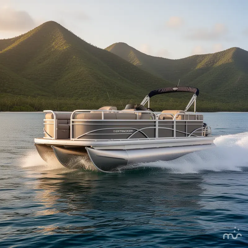 Slide: The Image of Sun Tracker Fishin' Barge 22 DLX 2023 - 2