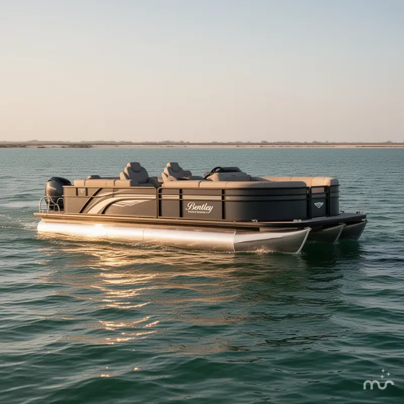 Slide: The Image of Bentley Pontoons Fish 243 4PT 2026 - 0