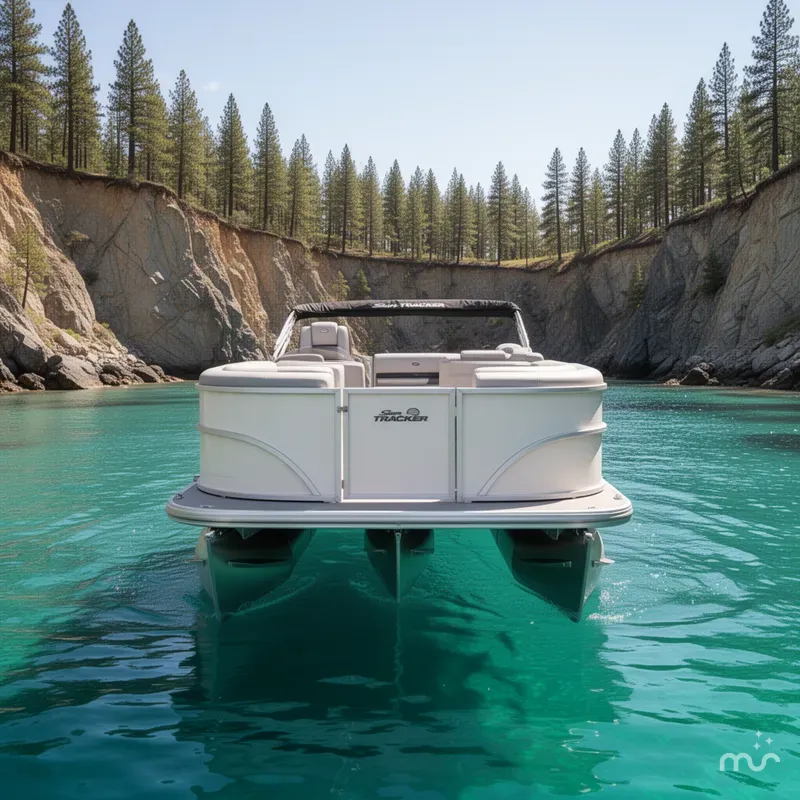 Slide: The Image of Sun Tracker Party Barge 20 DLX 2026 - 3