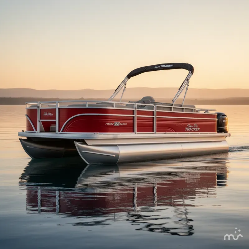 Slide: The Image of Sun Tracker Fishin' Barge 22 DLX 2026 - 0