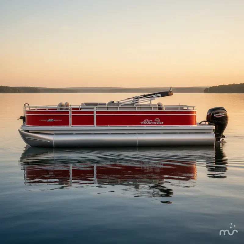 Slide: The Image of Sun Tracker Fishin' Barge 22 DLX 2026 - 1