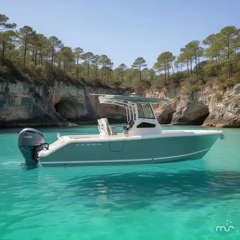 Slide: The Image of Cobia 245 Center Console 2026 - 2