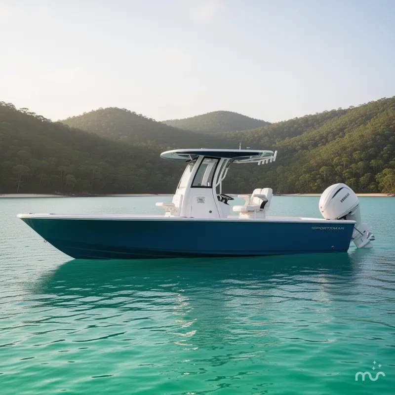 Slide: The Image of Sportsman Masters 247OE Bay Boat 2026 - 2