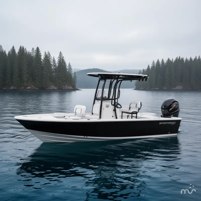 Slide: The Image of Sportsman Masters 227 Bay Boat 2024 - 2