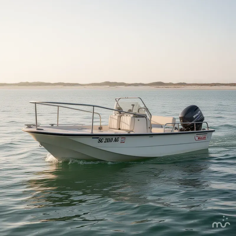 Slide: The Image of Boston Whaler 17 Montauk 1991 - 1