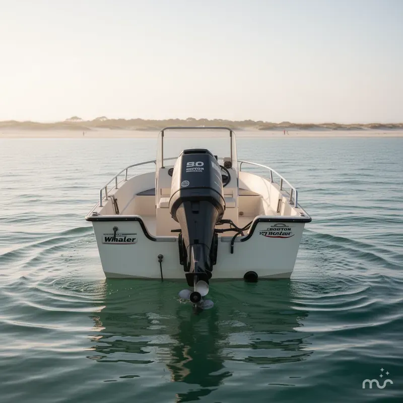 Slide: The Image of Boston Whaler 17 Montauk 1991 - 2