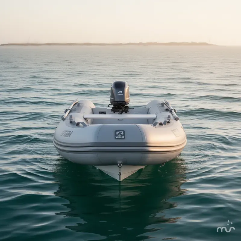 Slide: The Image of Zodiac CADET 270 RIB w Yamaha F-4 SMHA 2021 - 2