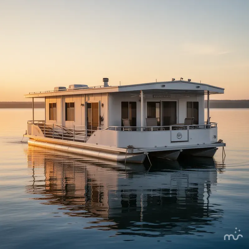 Slide: The Image of Sumerset Houseboat 21' x 106' 2007 - 2