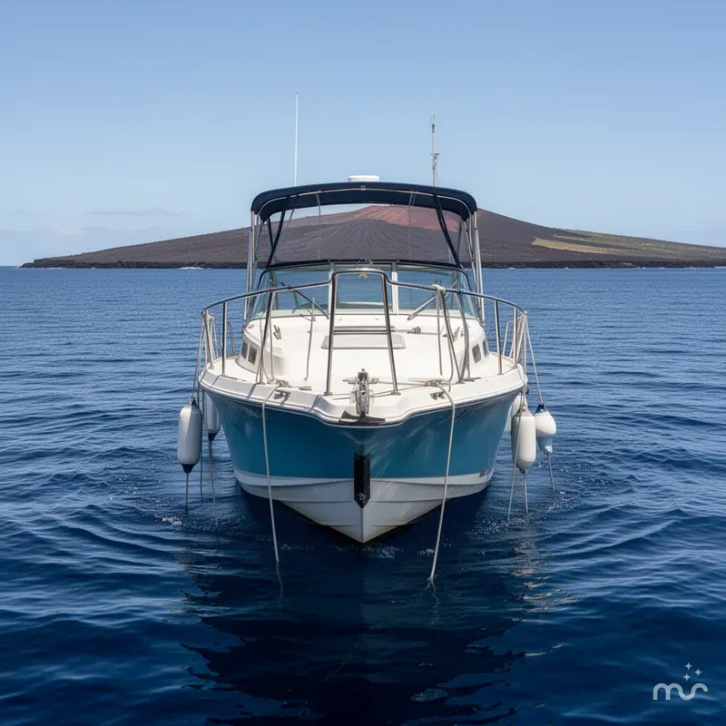Slide: The Image of Pro-Line 3400 Bimini Cuddy 1996 - 3