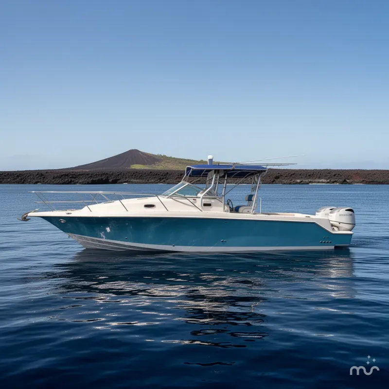 Slide: The Image of Pro-Line 3400 Bimini Cuddy 1996 - 4