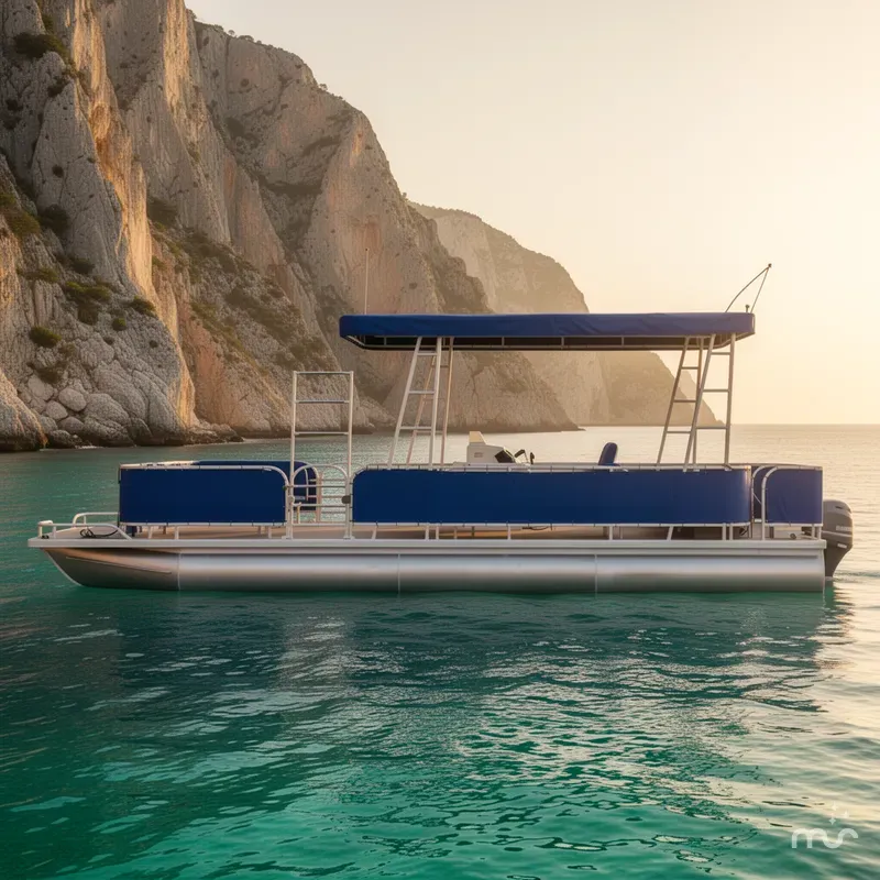 Slide: The Image of Custom Commerical Pontoon Fleet 2000 - 2