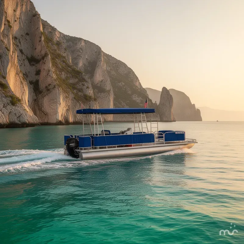 Slide: The Image of Custom Commerical Pontoon Fleet 2000 - 4
