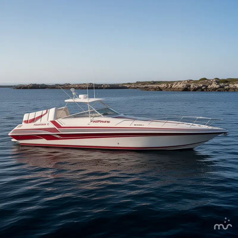 Slide: The Image of Fountain 47 Sport Cruiser 1992 - 2