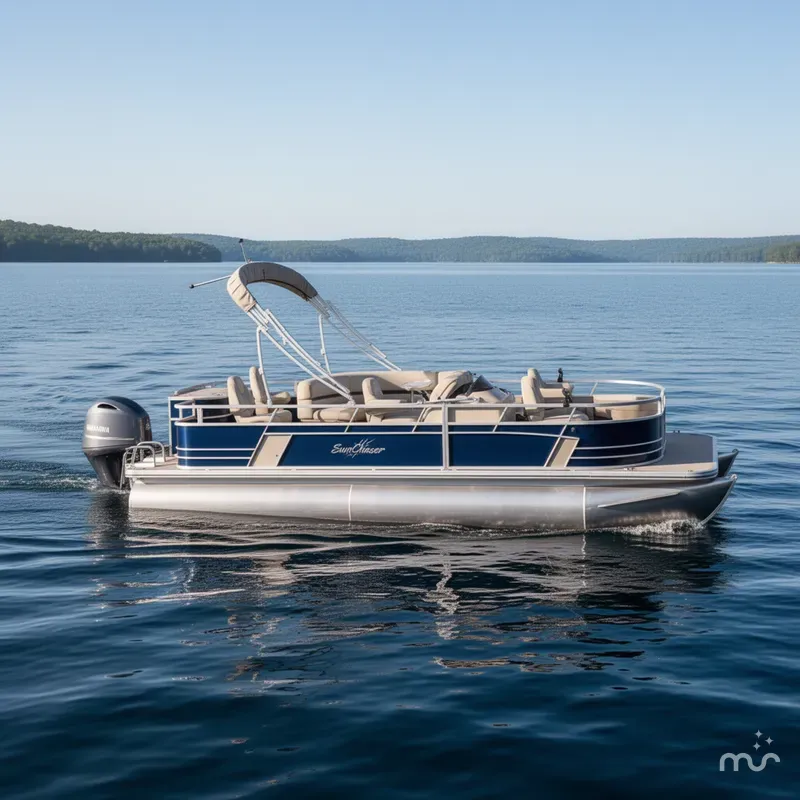 Slide: The Image of SunChaser Geneva Cruise 22 DLX 4.0 Fish 2018 - 0