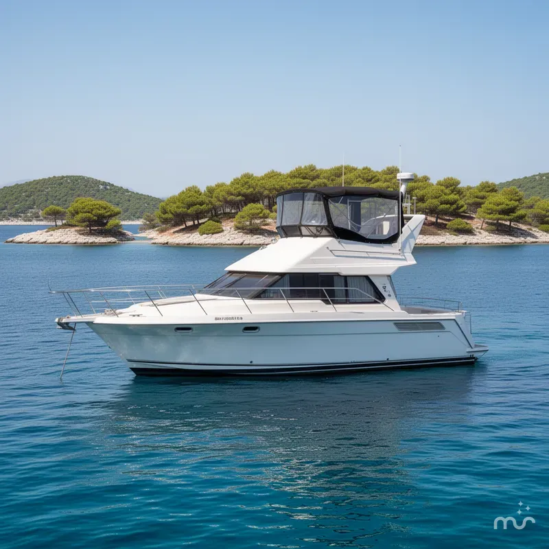 Slide: The Image of Bayliner 3688 Motoryacht 1992 - 2