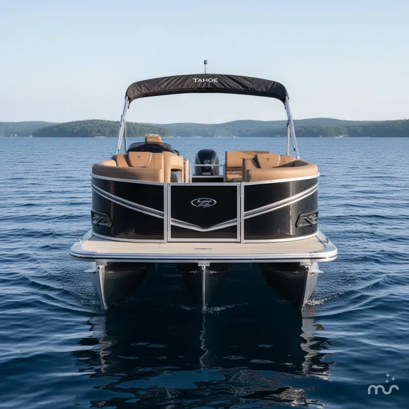 Slide: The Image of Tahoe LTZ 200HP VRL 2385 Swingback Tritoon 2025 - 1