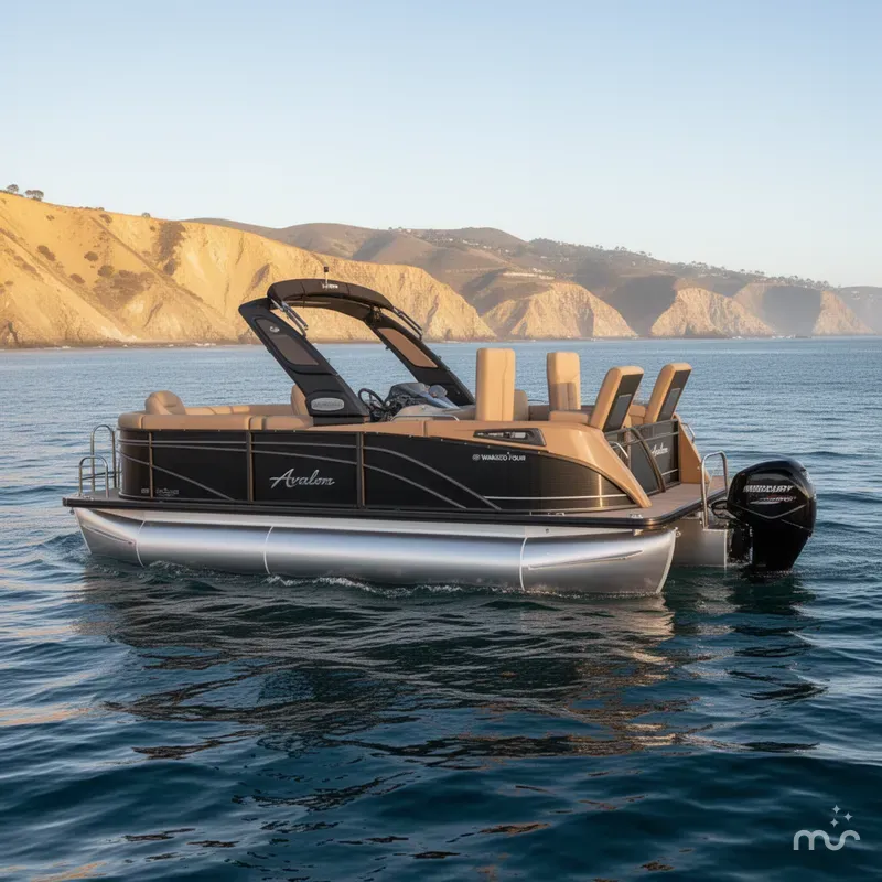 Slide: The Image of Avalon Waketoon 23' w/ 6.2L Mercury Bravo Four! 2025 - 1