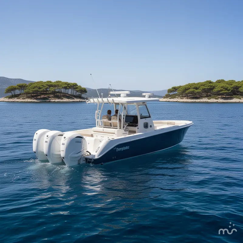 Slide: The Image of Everglades 395 Center Console 2020 - 4