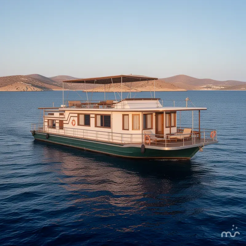 Slide: The Image of Sumerset Houseboat 1981 - 2