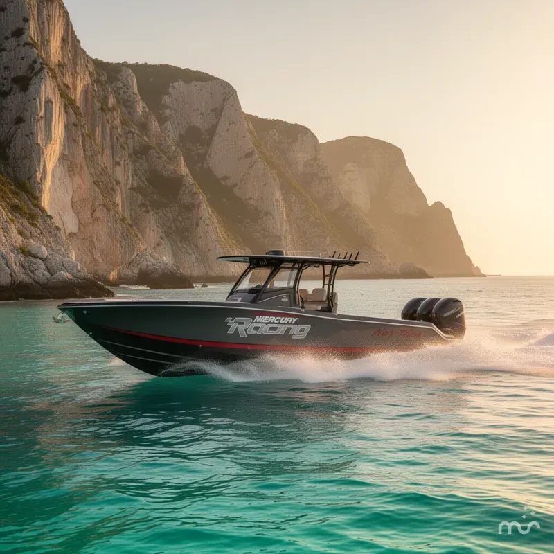 Slide: The Image of Nor-Tech 390 Sport Center Console 2025 - 4