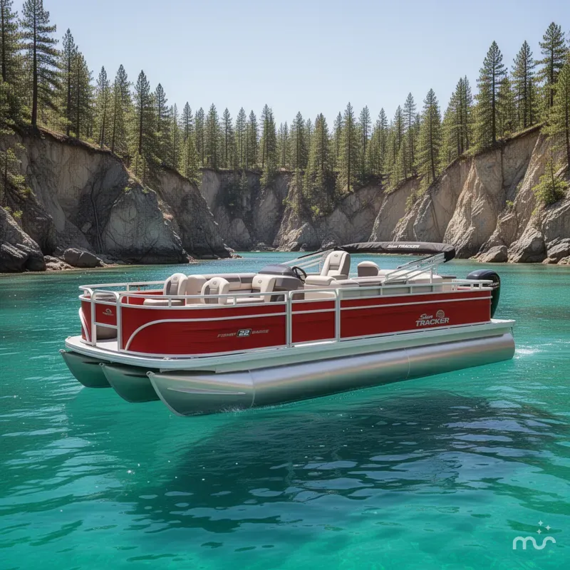 The Image of Sun Tracker Fishin' Barge 22 DLX 2026 - 0