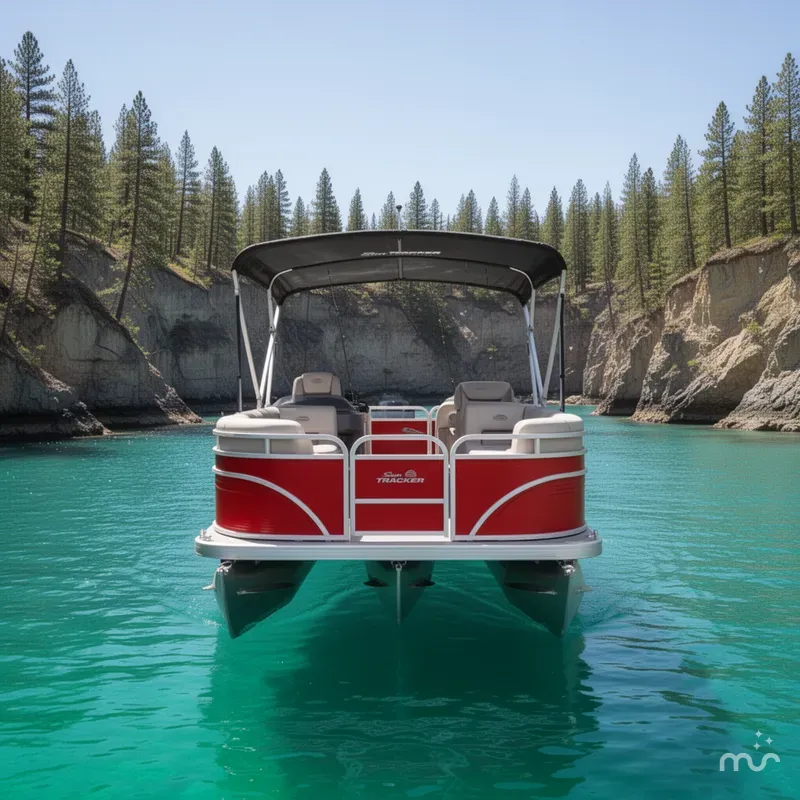 Slide: The Image of Sun Tracker Fishin' Barge 22 DLX 2026 - 3