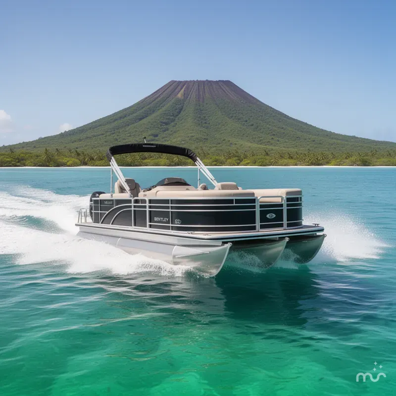 Slide: The Image of Bentley Pontoons LE 160 CR 2026 - 2