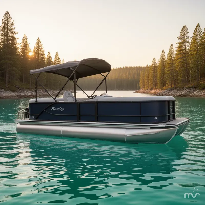 Slide: The Image of Bentley Pontoons LE 200 CW 2026 - 2