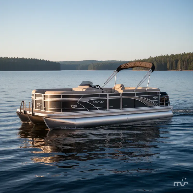 Slide: The Image of Bentley Pontoons Legacy 220 Navigator 2026 - 0