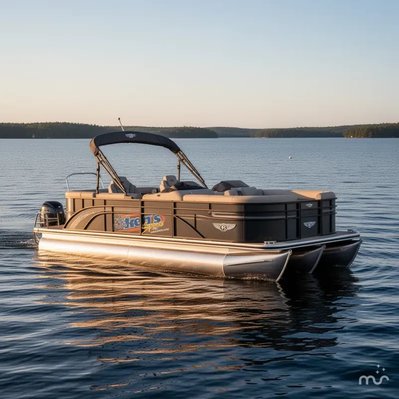 Slide: The Image of Bentley Pontoons Legacy 220 Navigator 2026 - 1