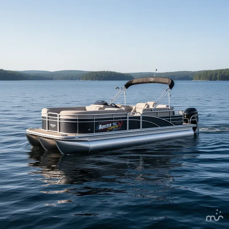 Slide: The Image of Bentley Pontoons Legacy 220 Navigator 2026 - 2