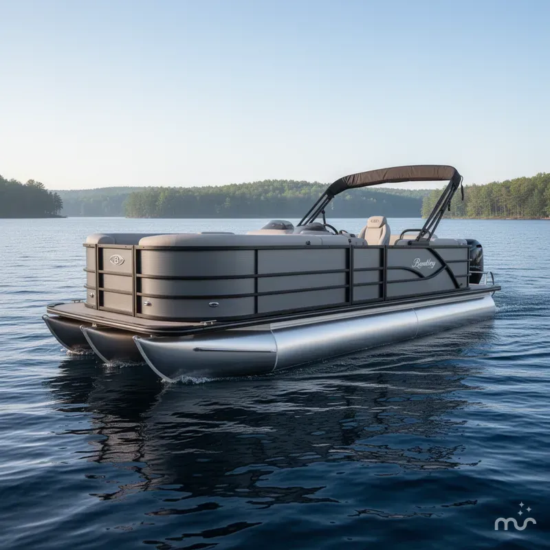 Slide: The Image of Bentley Pontoons Legacy 223 Navigator 2026 - 2