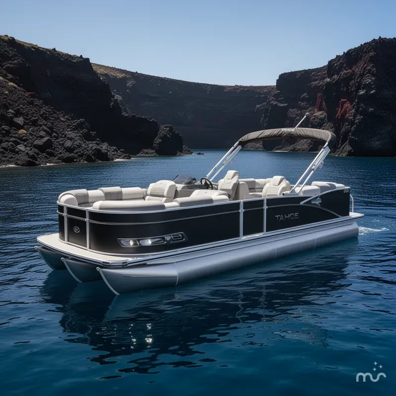 Slide: The Image of Tahoe Cascade 200HP Quad Lounge 2385 Tritoon 2025 - 1