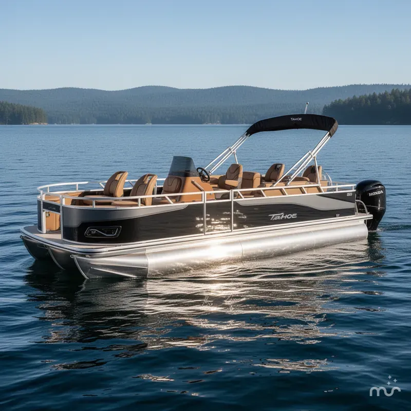 Slide: The Image of Tahoe Sport 2385 Center Console Fish Tritoon & Honda 4-Stroke EFI 2026 - 2