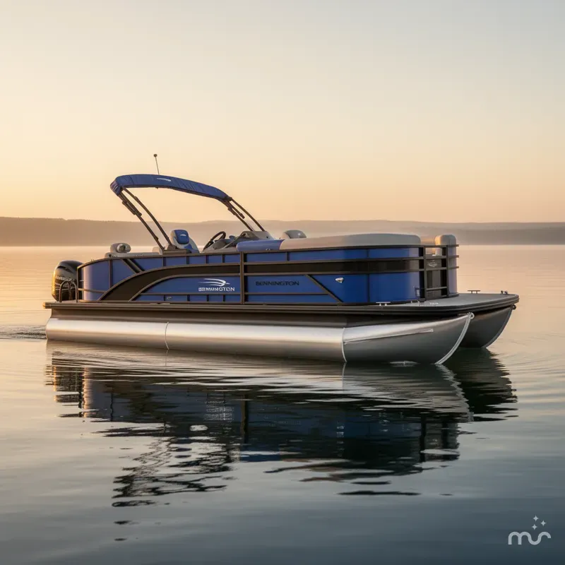 The Image of Bennington 22 SSB Swingback Tri-Toon Pontoon 2025 - 0