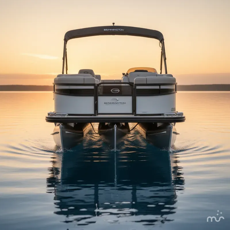 Slide: The Image of Bennington 23 RXSB Performance Tri-Toon Pontoon 2024 - 1